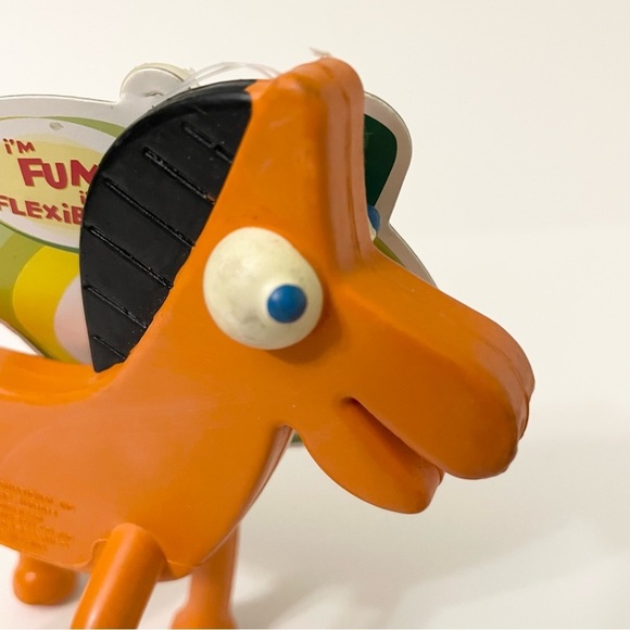 Gumby Pokey Bendable Rubber Dog Toy Multipet - Picture 13 of 16